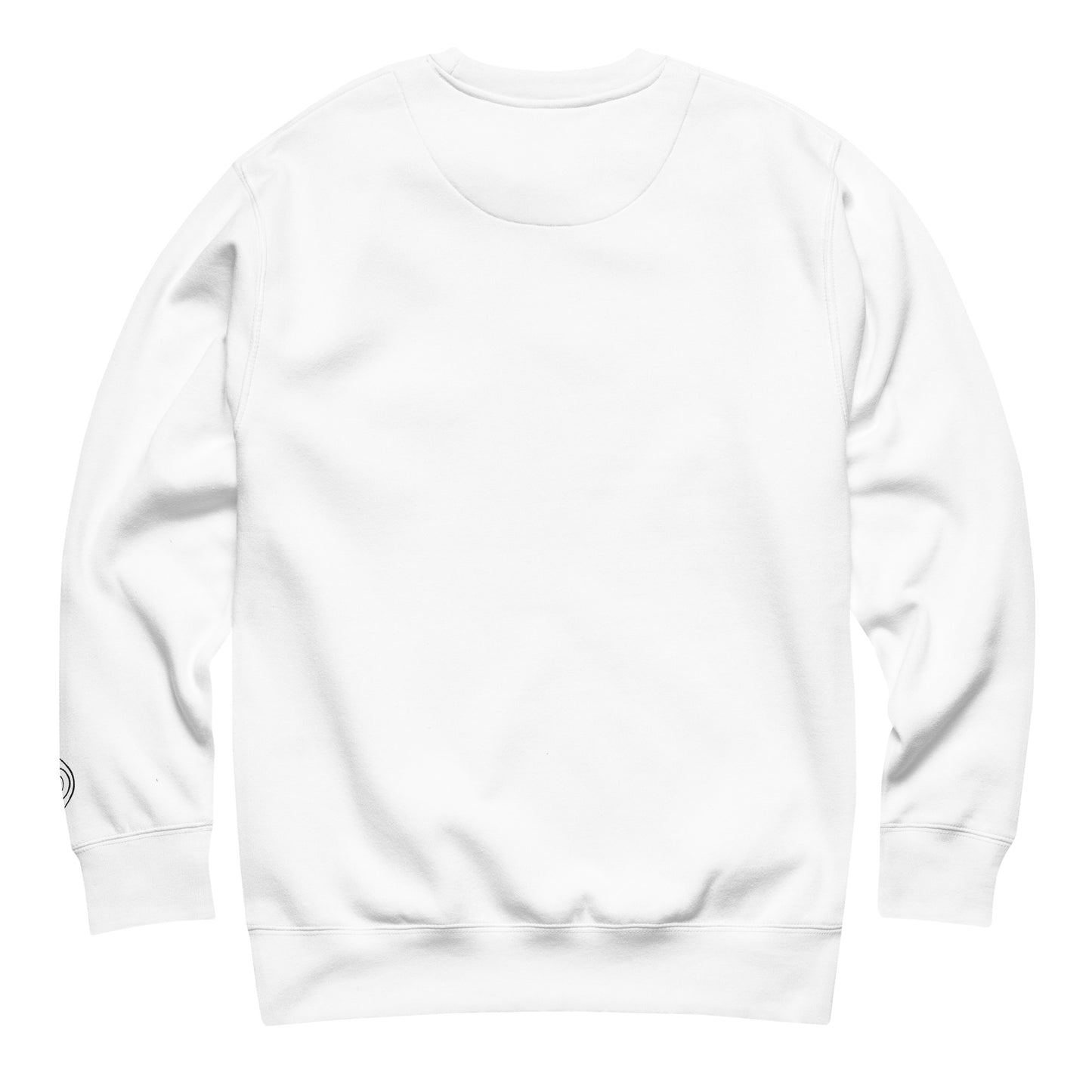 Airplane Embroidered Crewneck Sweatshirt, White