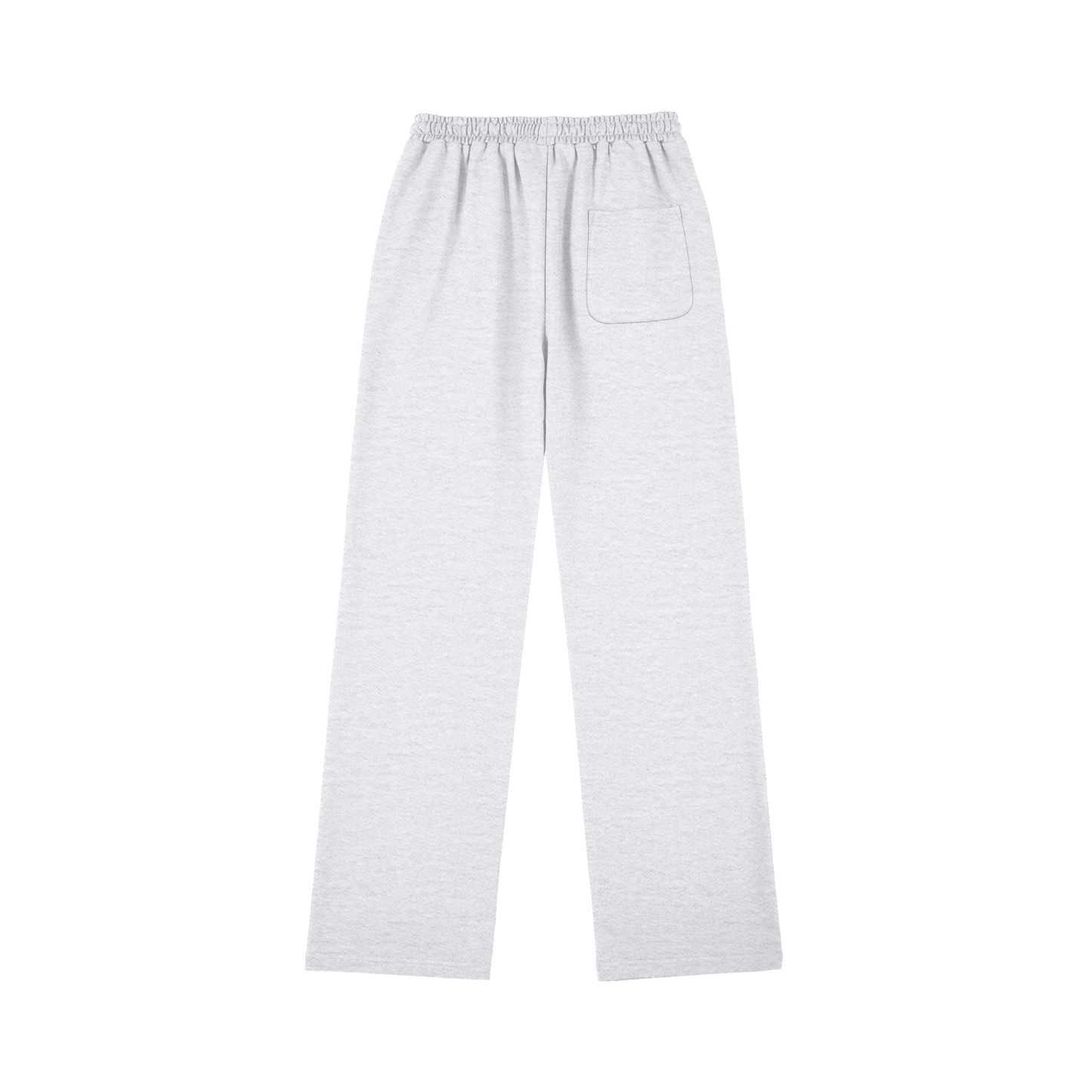DggL Embroidered Logo Sweatpants, Heather Gray