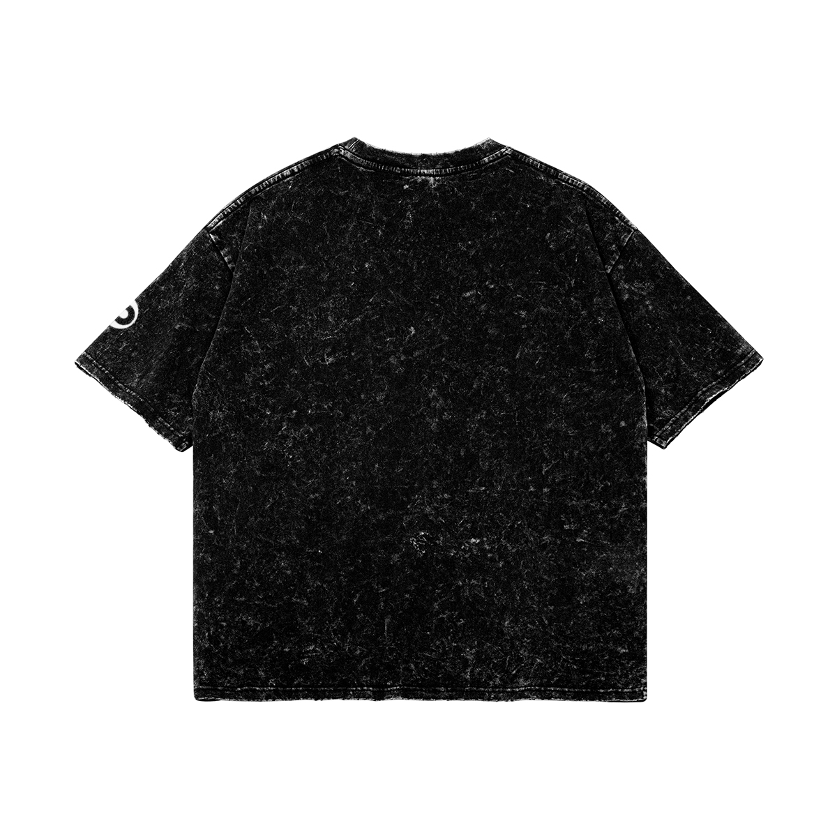 The Ides Acid-washed, Oversized Tee, Black