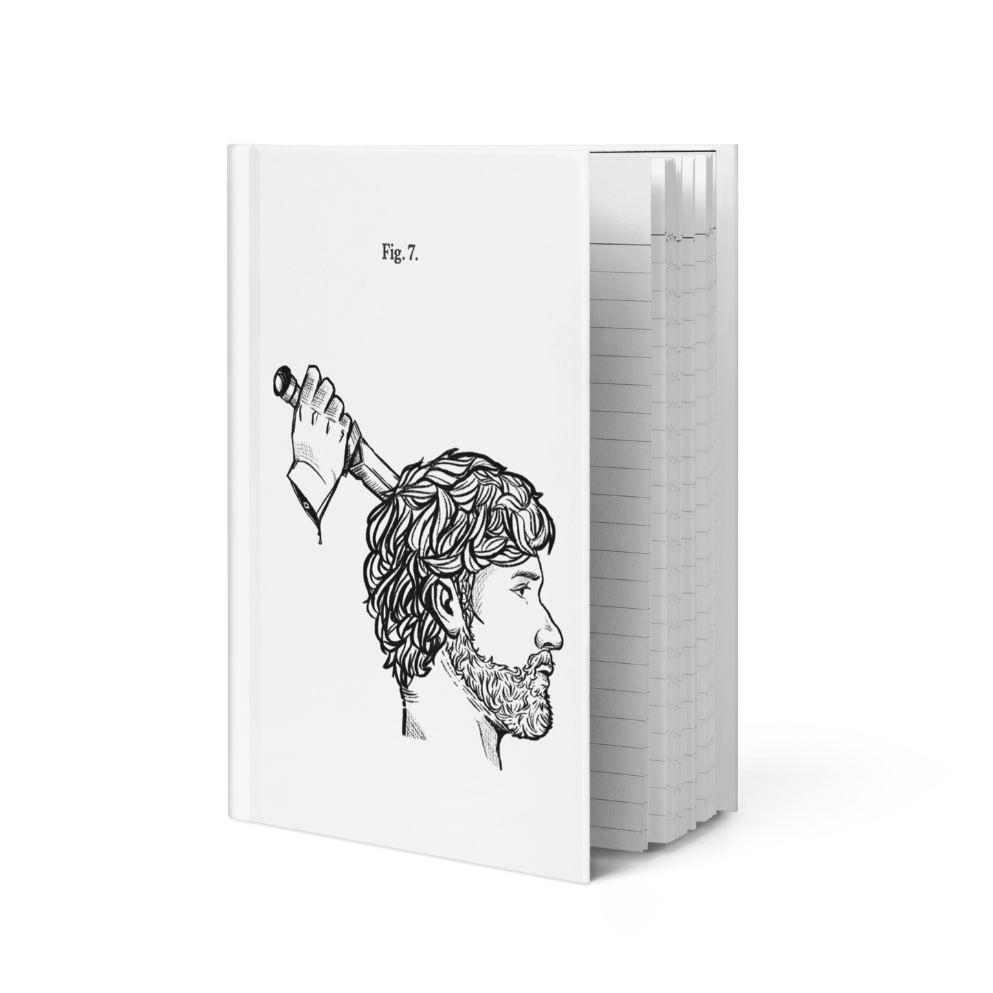 Hardcover Journal, 8″×5.75″, Matte White