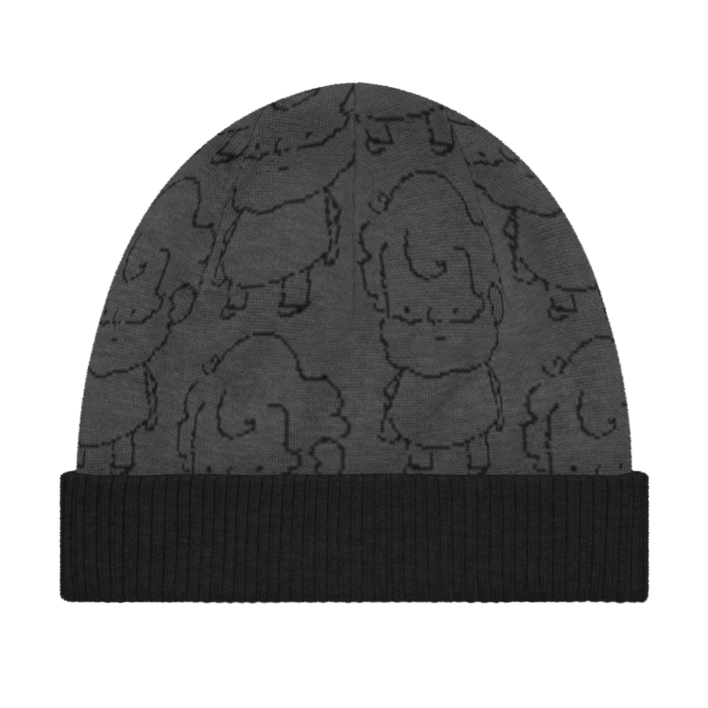 Tiny-knit Hat, Charcoal