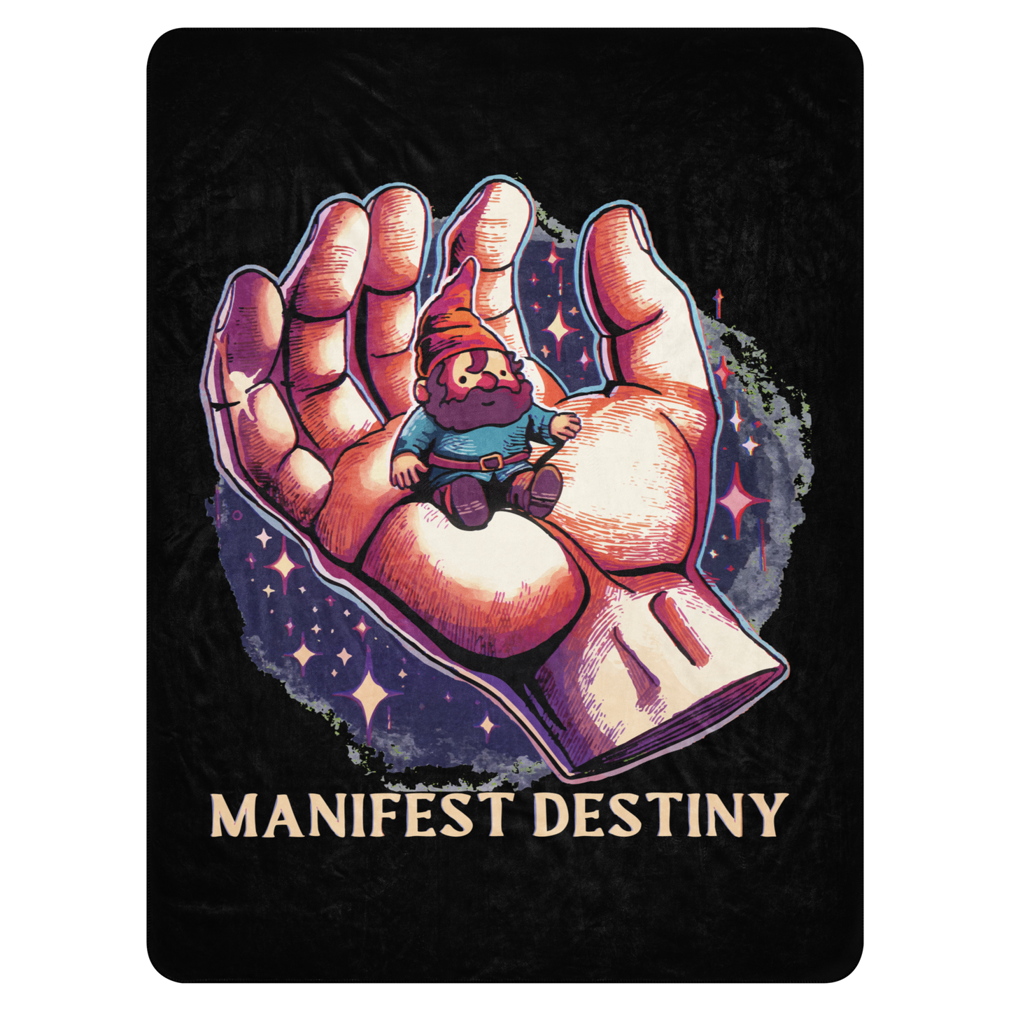 Manifest Destiny Cloud-fleece Blanket, 80"x60"
