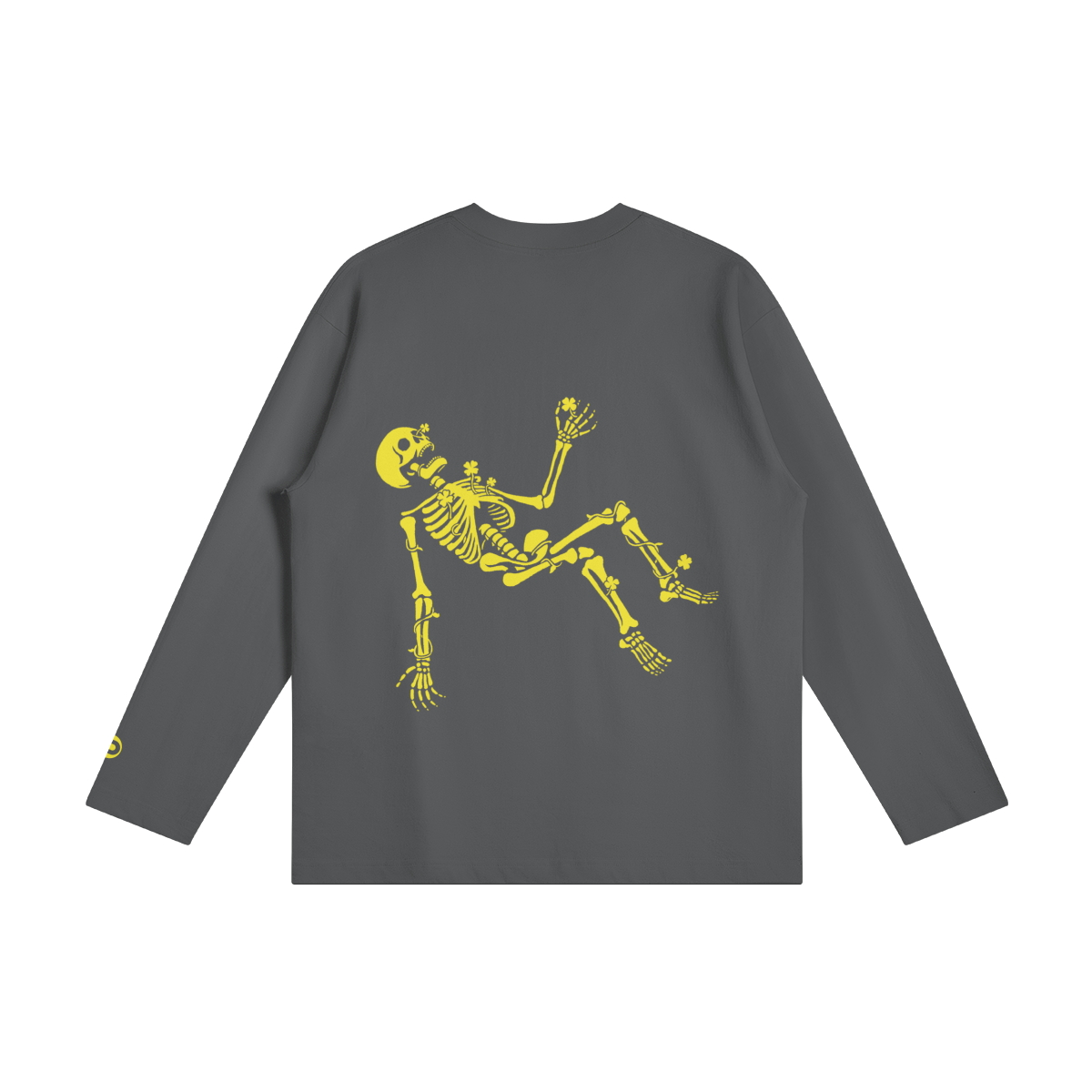 Morally Lucky Long Sleeve Tee, Gray