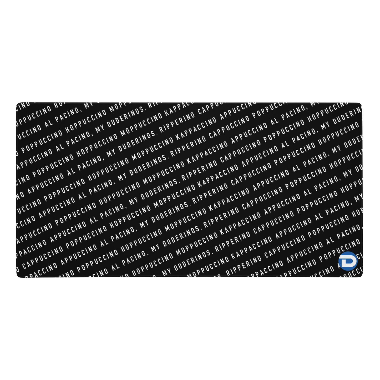 Ripperino Desk Mat Mouse Pad, 36"x18", Black