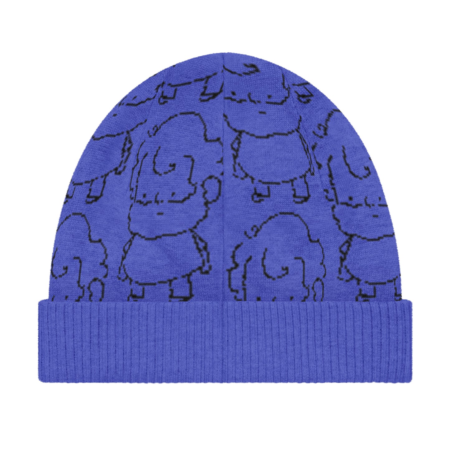 Tiny-knit Hat, Bright Blue
