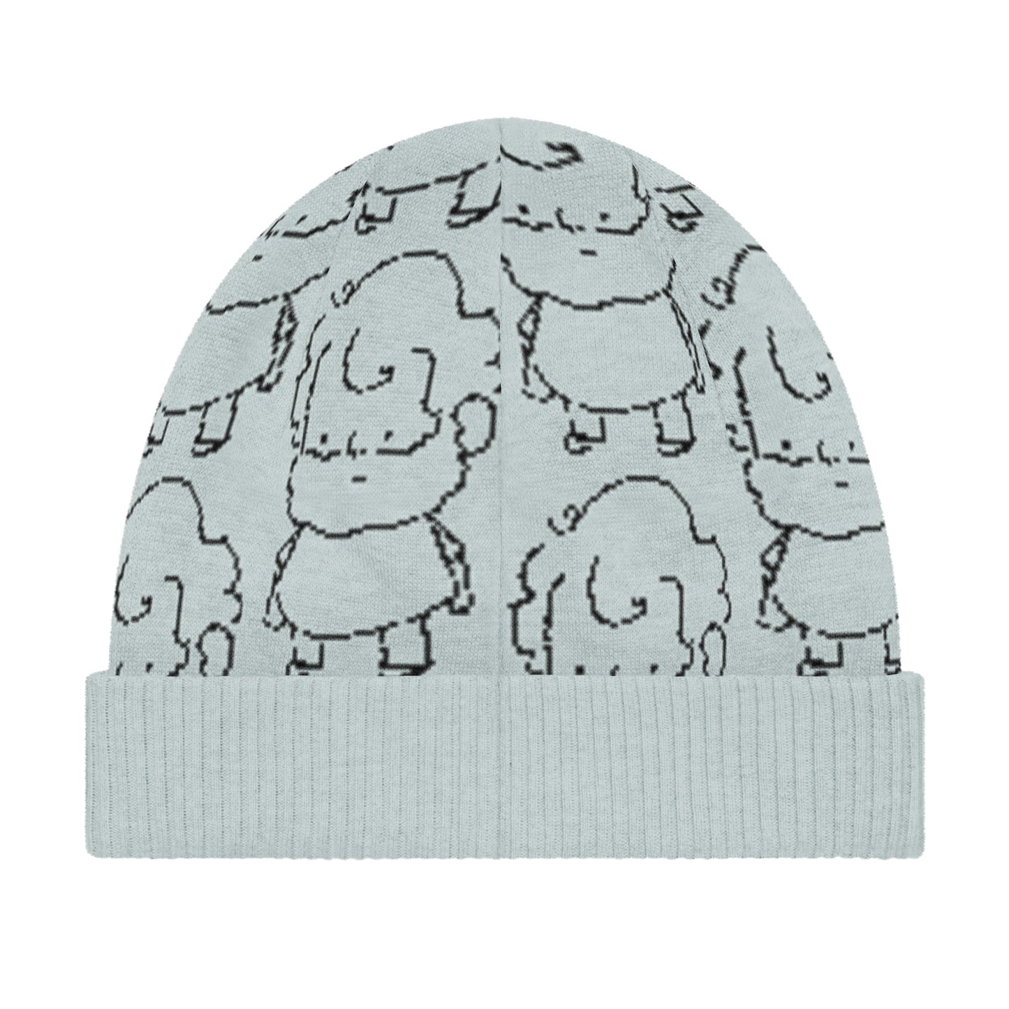 Tiny-knit Hat, Pale Blue
