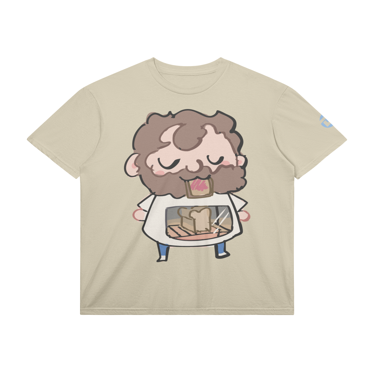 Tummy Oven Tee, Beige
