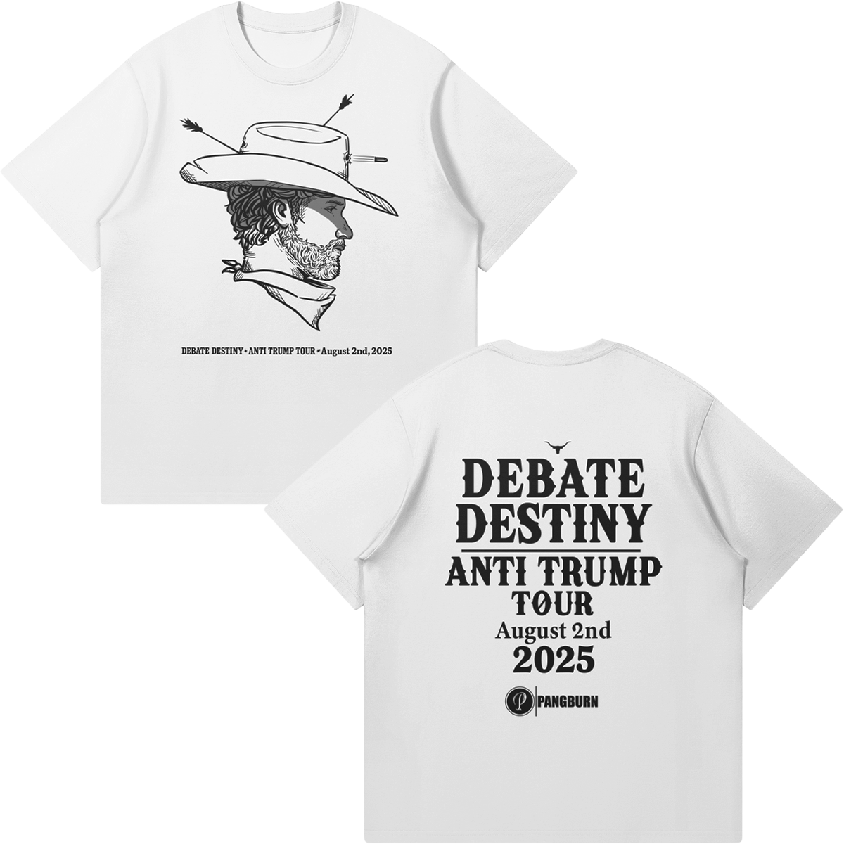 Debate Destiny TX T-shirt, White