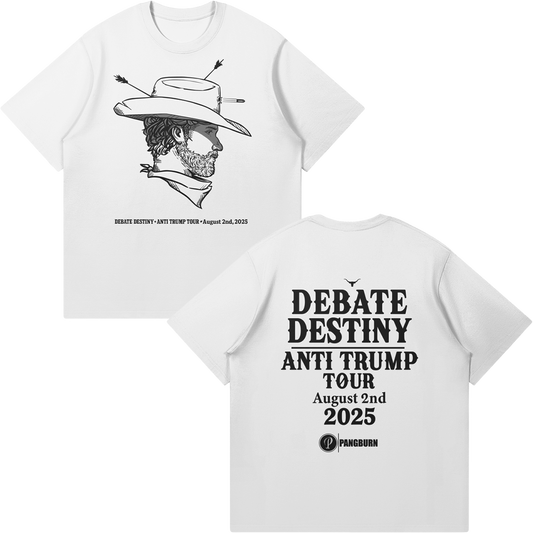 Debate Destiny TX T-shirt, White