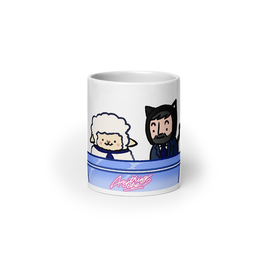 AE? Desk Buddies Ceramic 20oz Mug, White