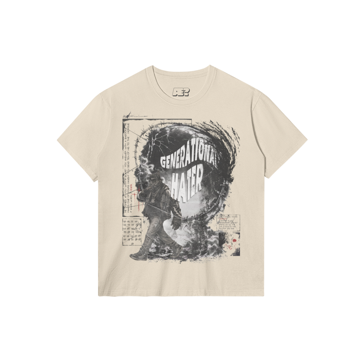 AE? Generational Hater Tee, Tan