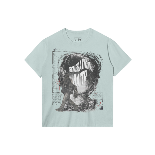 AE? Generational Hater Tee, Steel Blue