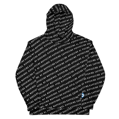 Ripperino All-over Hoodie, Black