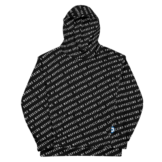 Ripperino All-over Hoodie, Black