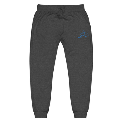 Airplane Embroidered Joggers, Charcoal