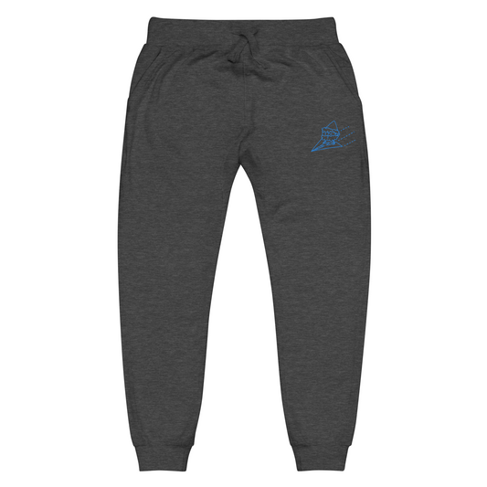 Airplane Embroidered Joggers, Charcoal