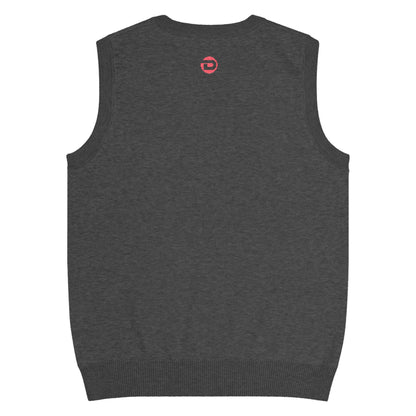 Wicked Knit Sweater Vest, Charcoal