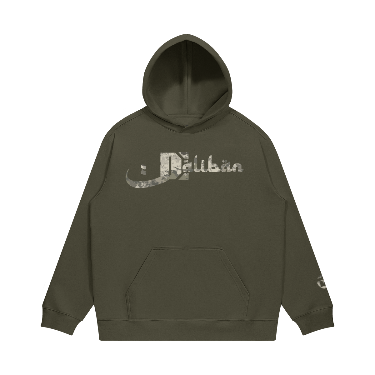 Daliban Fleece-lined Hoodie, Earth Gray