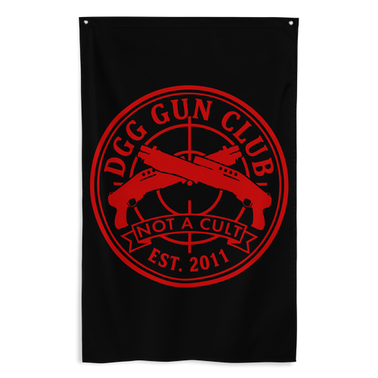 Gun Club Display Flag, Black 34x56"
