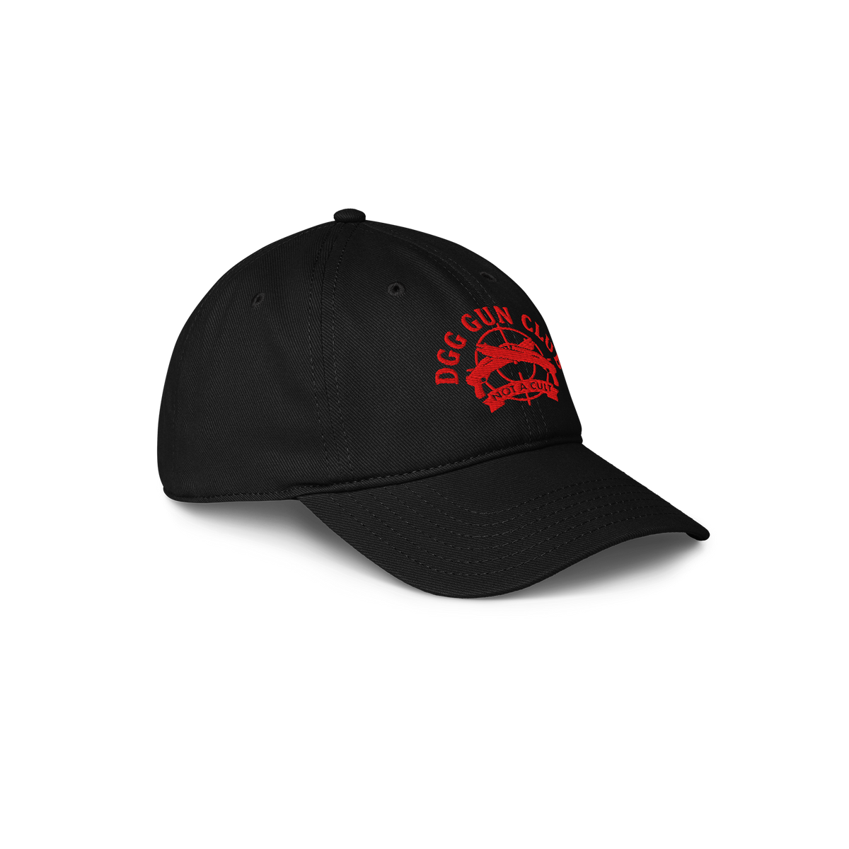 Gun Club Embroidered Hat, Black