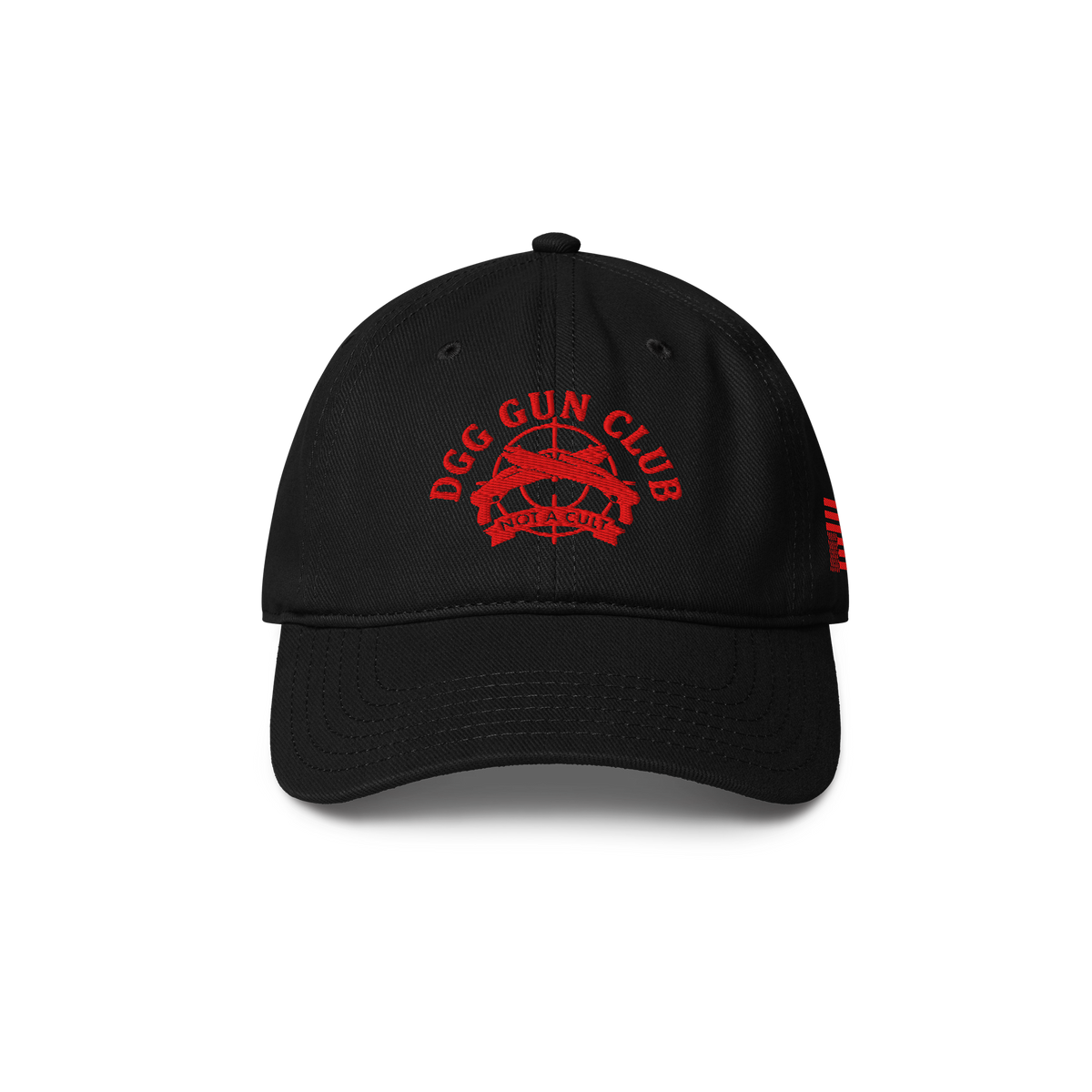 Gun Club Embroidered Hat, Black
