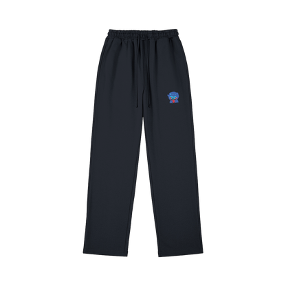 DggL Embroidered Logo Sweatpants, Navy