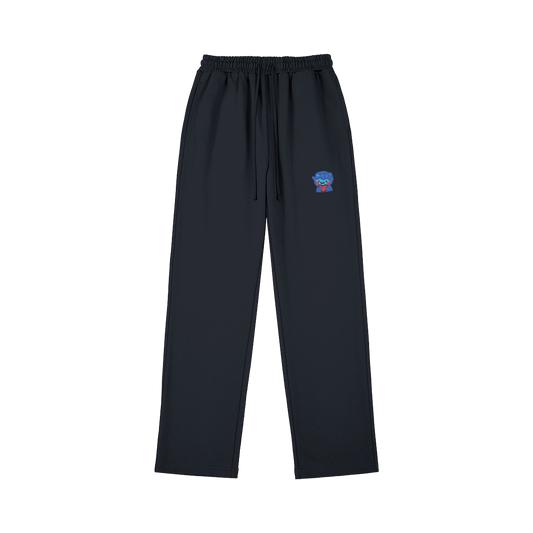 DggL Embroidered Logo Sweatpants, Navy