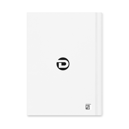 Hardcover Journal, 8″×5.75″, Matte White