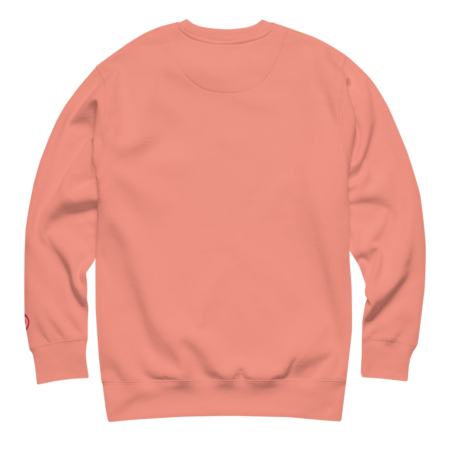dggL Embroidered Crewneck Sweatshirt, Dusty Pink