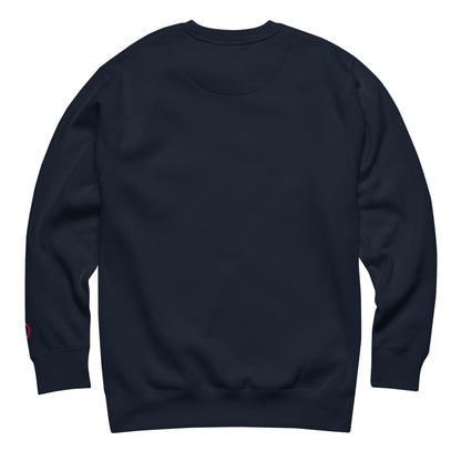 dggL Embroidered Crewneck Sweatshirt, Navy Blue