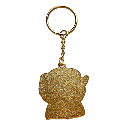 DggL Metal Keychain, Gold