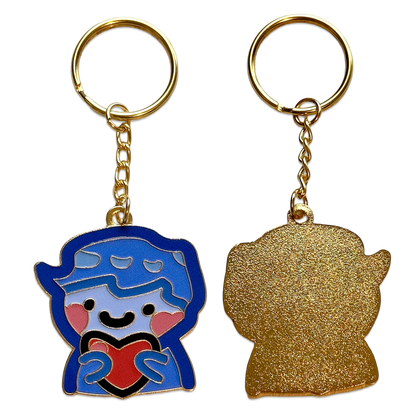 DggL Metal Keychain, Gold