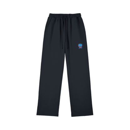 DggL Embroidered Logo Sweatpants, Navy