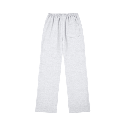 DggL Embroidered Logo Sweatpants, Heather Gray