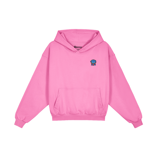 DggL Embroidered Logo Hoodie, Pink