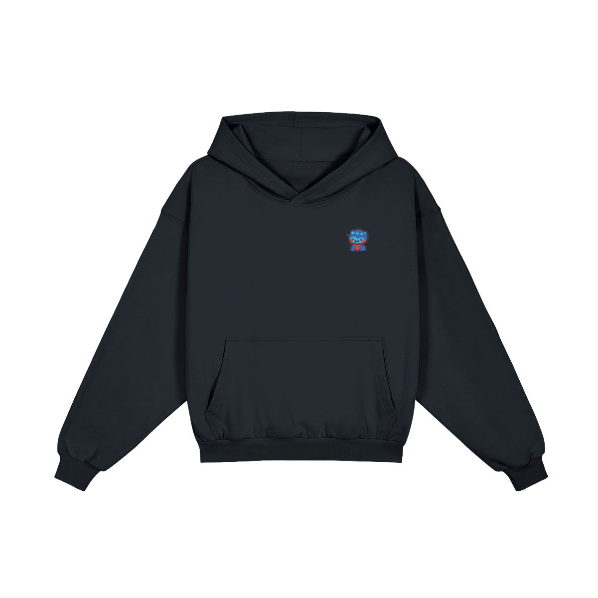 DggL Embroidered Logo Hoodie, Navy
