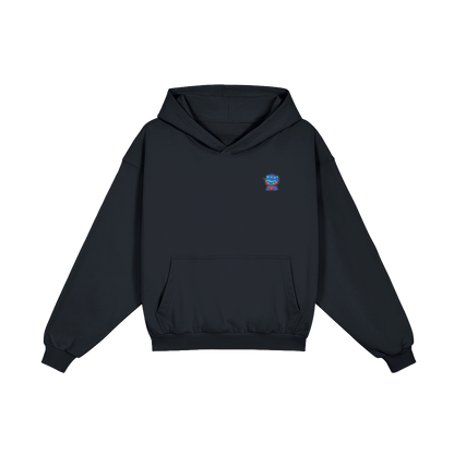 DggL Embroidered Logo Hoodie, Navy