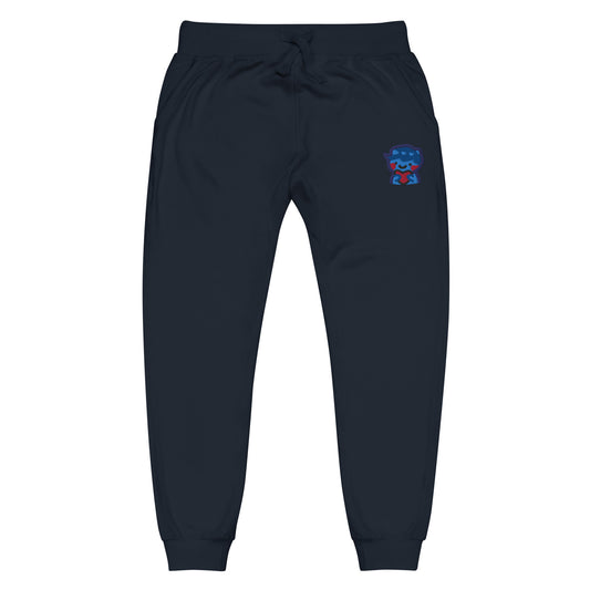 dggL Embroidered Joggers, Navy Blue