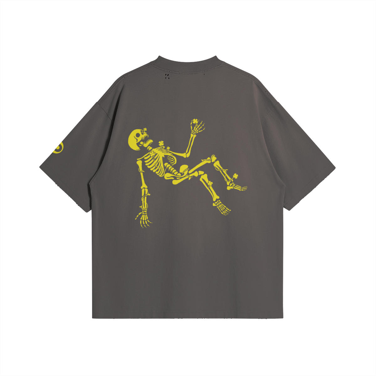 Morally Lucky Oversized Worn-out Tee, Gray