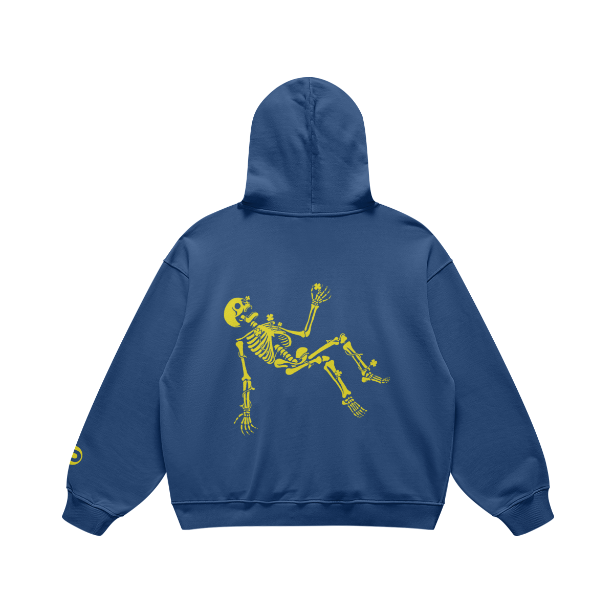 Morally Lucky Oversized, Super-heavyweight Hoodie, Soft blue