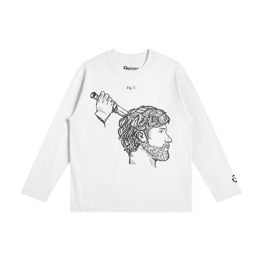 The Ides Long Sleeve Tee, White