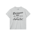 AE? Just Business Tee, Heather Gray