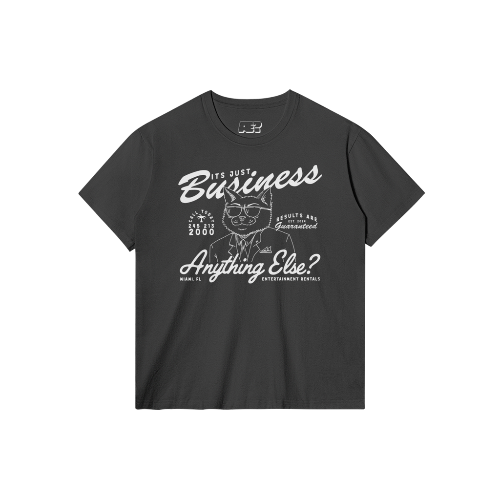 AE? Just Business Tee, Black