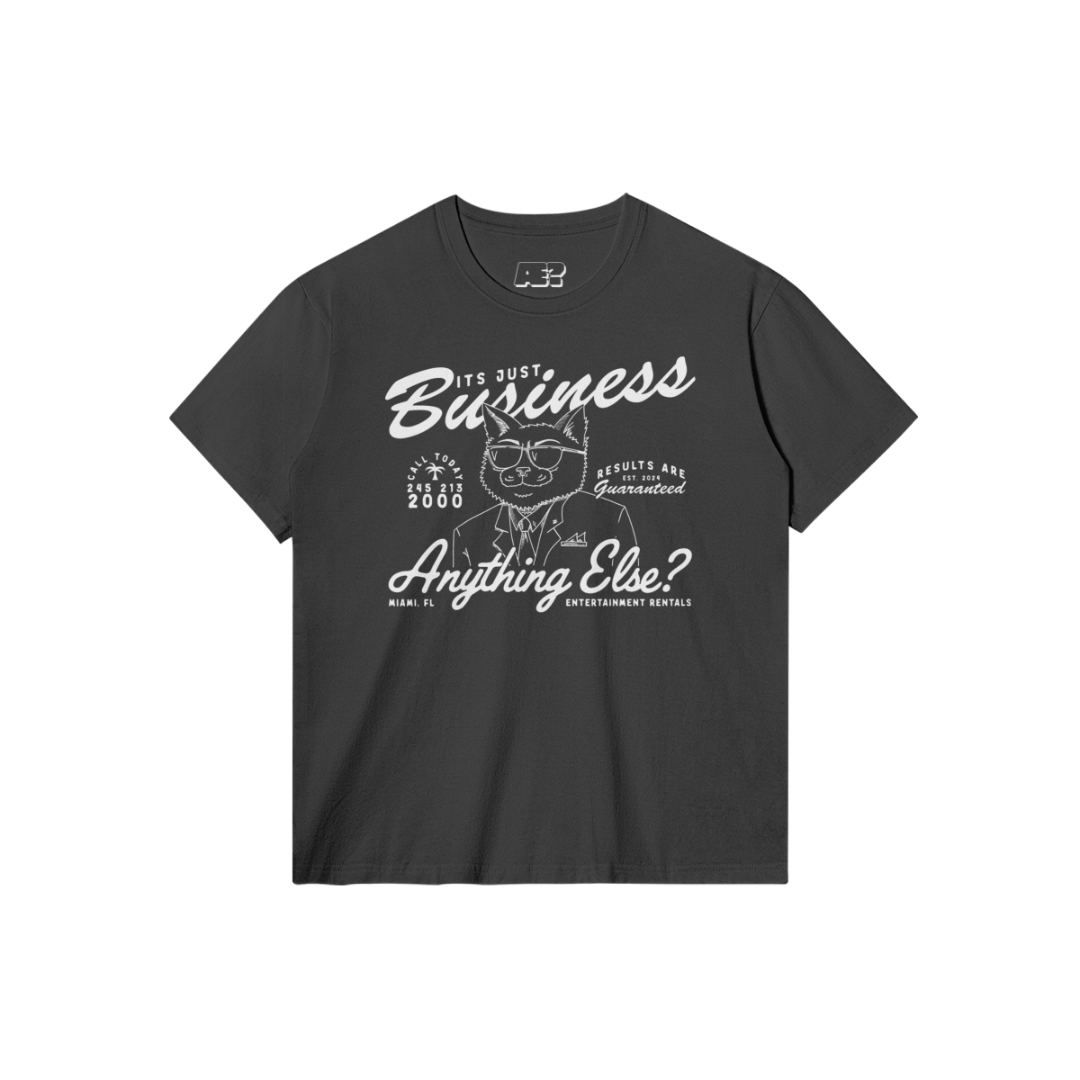 AE? Just Business Tee, Black
