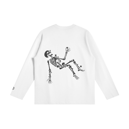 Morally Lucky Long Sleeve Tee, White