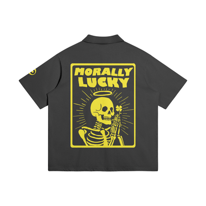 Morally Lucky Work Shirt, Black