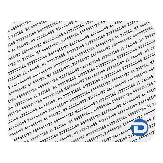 Ripperino Mouse Pad, 8.7"x7.1", White