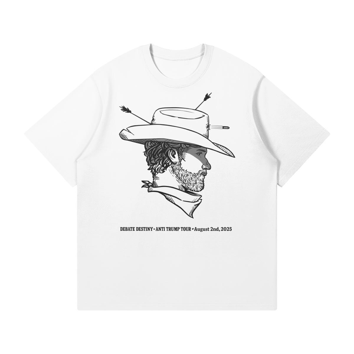 Debate Destiny TX T-shirt, White