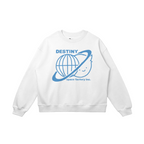 Space Factory Oversized Sweatshirt, White