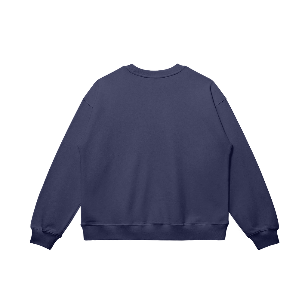 Space Factory Oversized Sweatshirt, Navy